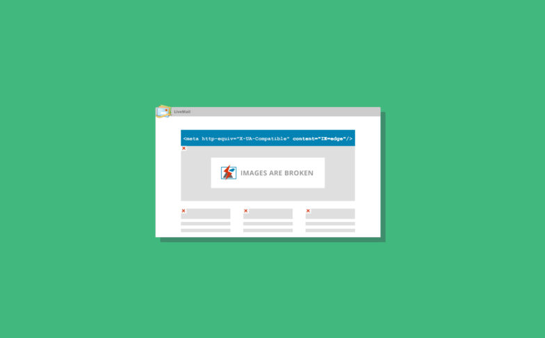 Image for Prevent IE Edge Meta Tag from Breaking Images in Live Mail