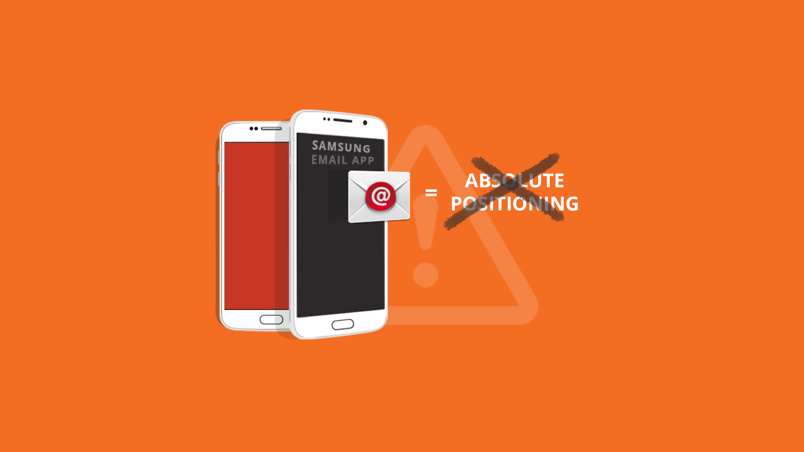 Image for Absolute Positioning in the Samsung Android Email Client