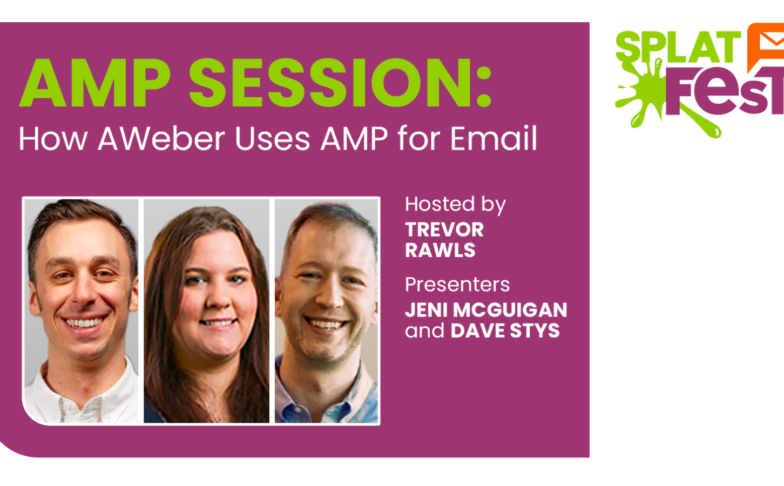 Image for How AWeber Uses AMP for Email | Splat Fest